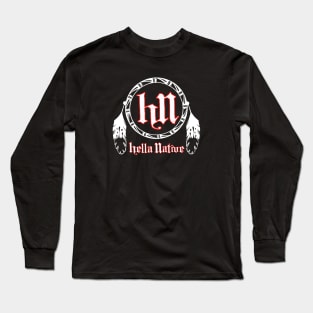 Hella Native (Feathers) Long Sleeve T-Shirt